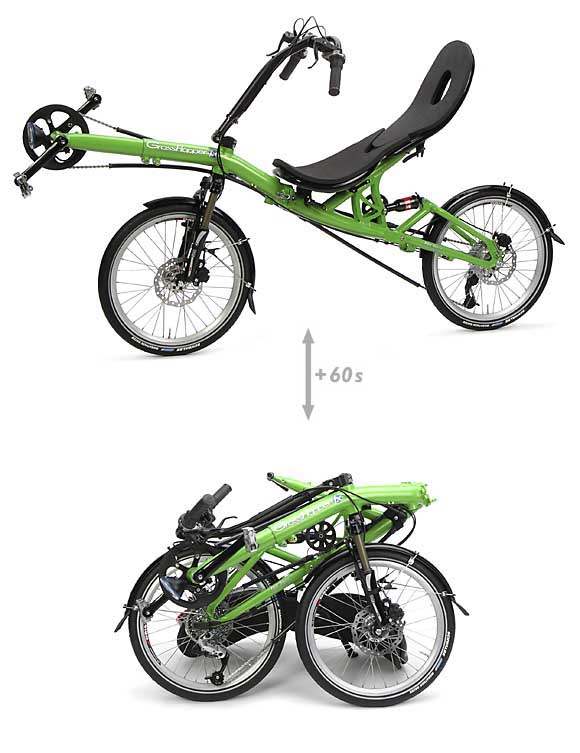 HP Velotechnik Grasshopper FX Backcountry Recumbent Cycles