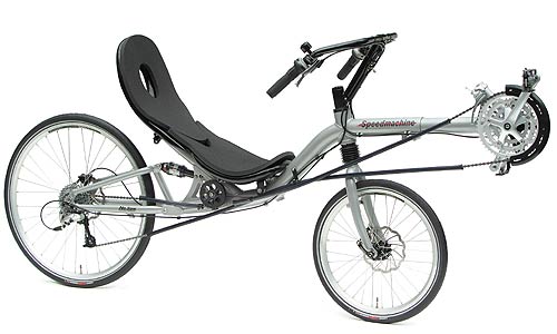 Full suspension recumbent bike outlet